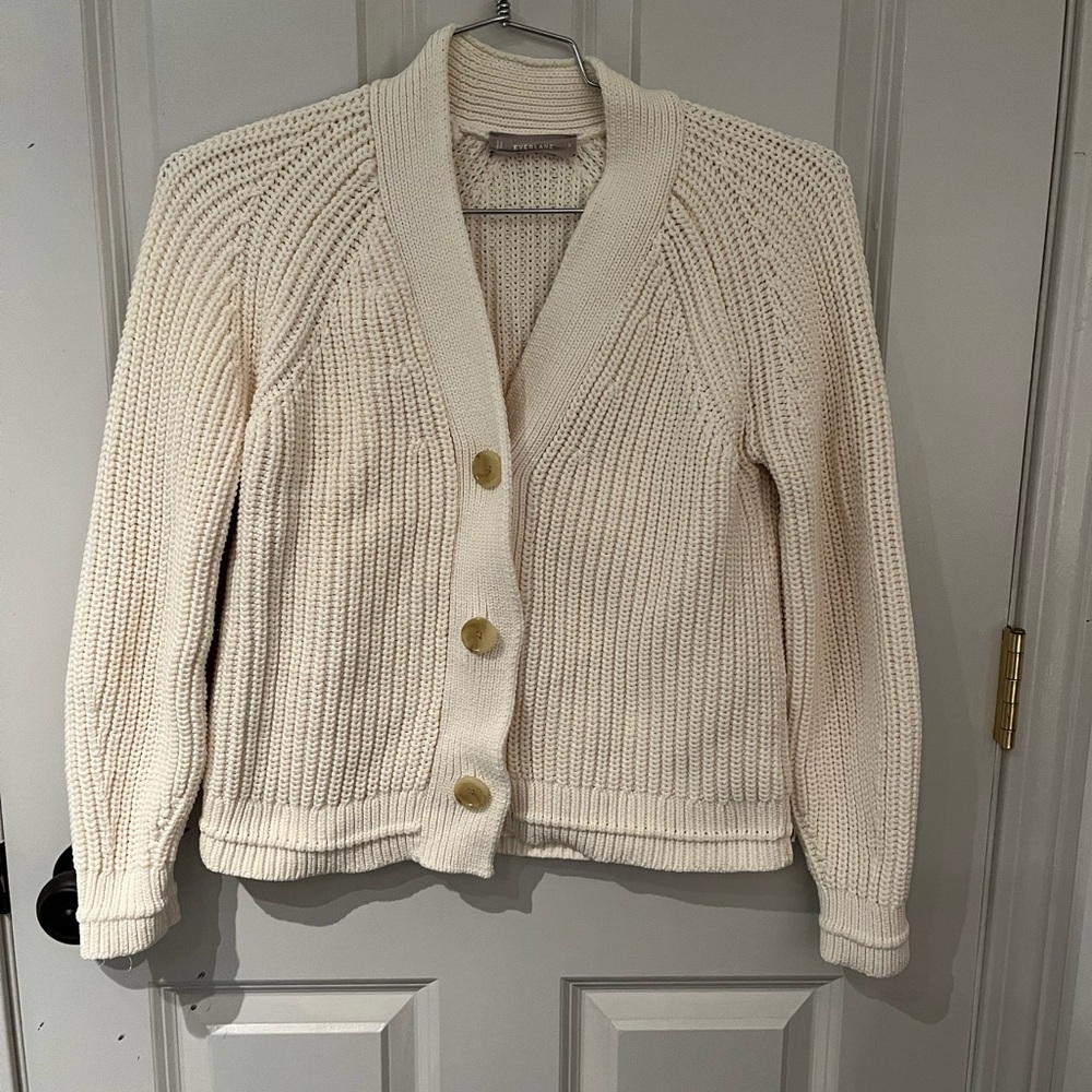 Everlane Texture Cotton Cardigan